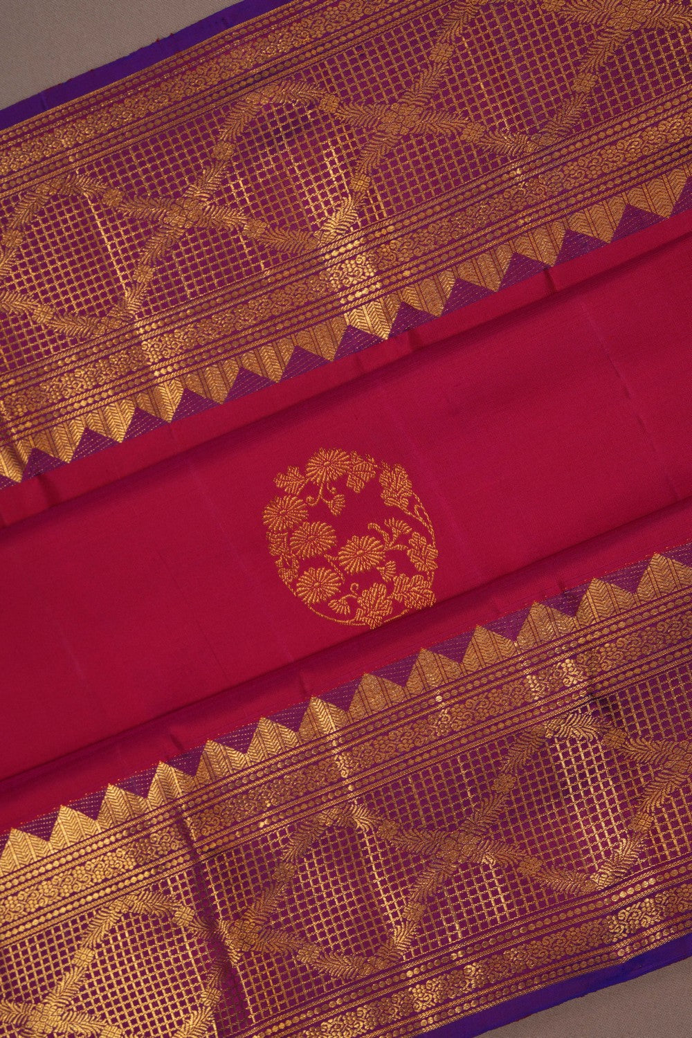 Image of Kanchipattu Pink Saree